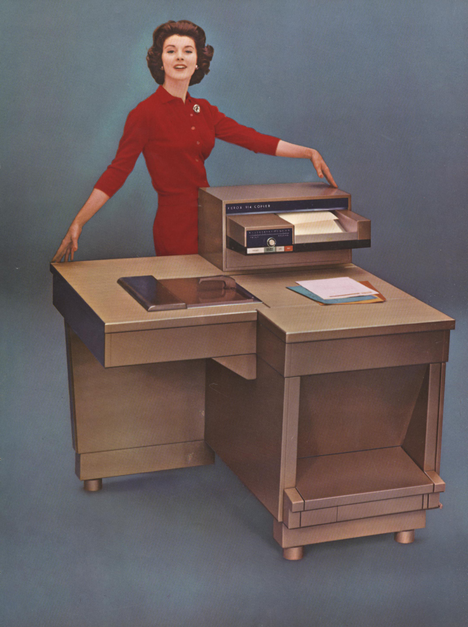 Xerox 914 kopimaskin. Kilde: Retro AdArchives / Alamy