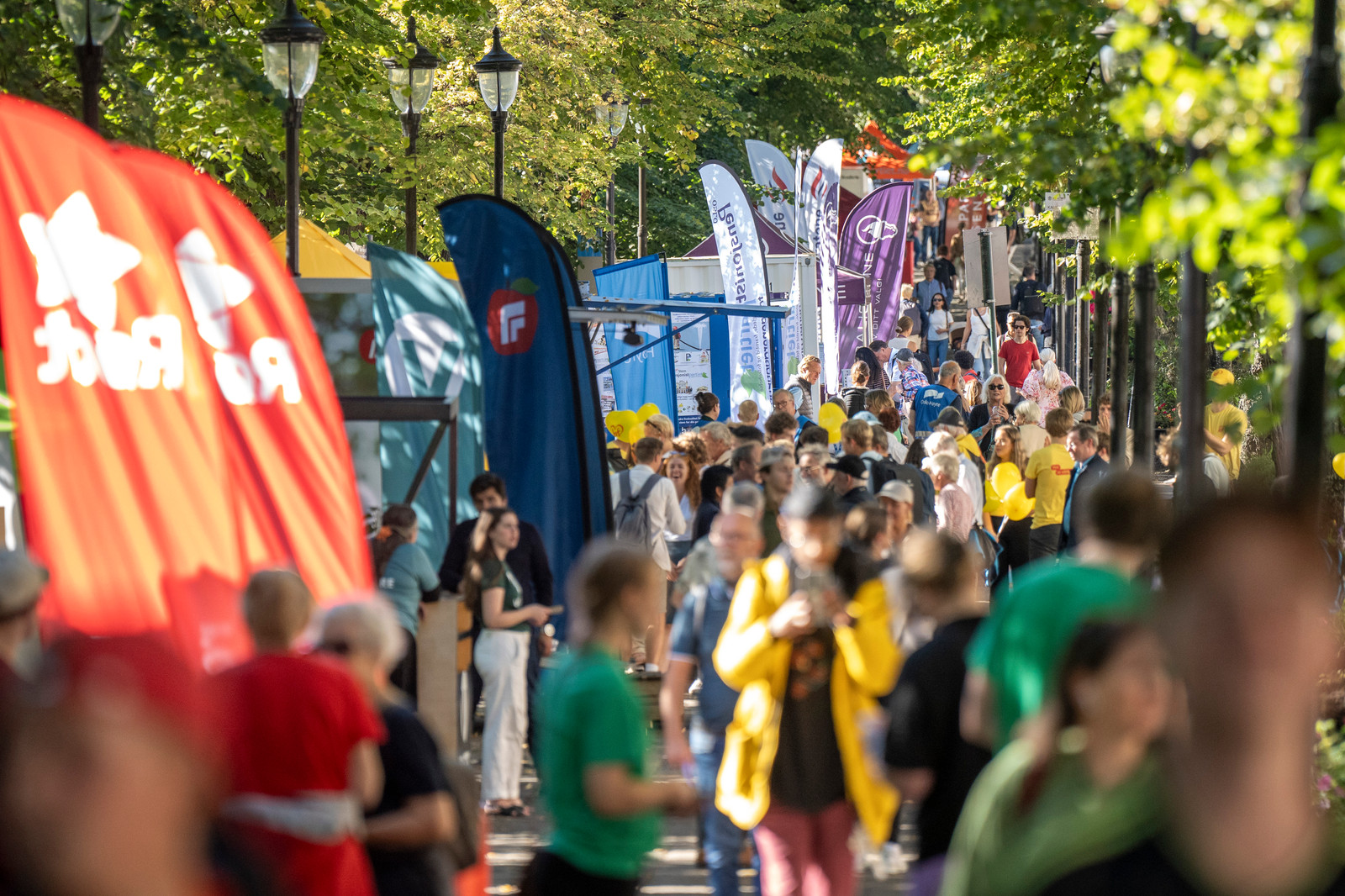 Valgboder i Spikersuppa før kommunevalget 2023. Foto: NTB / Heiko Junge