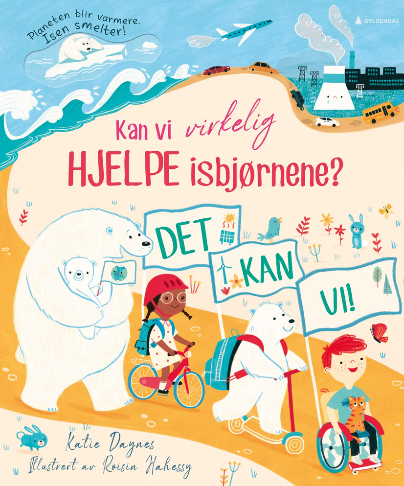 Omslag til Kan vi virkelig hjelpe isbjørnene? av Katie Daynes