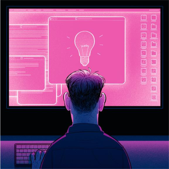 Illustrasjon av Christian Bloom.