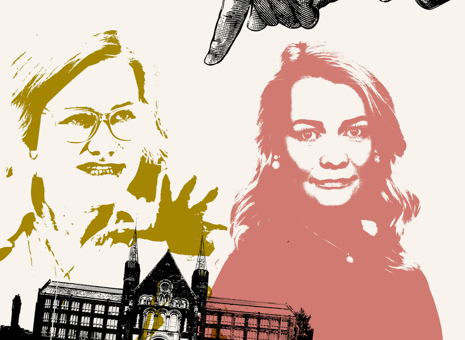 Ingvild Kjerkol og Sandra Borch