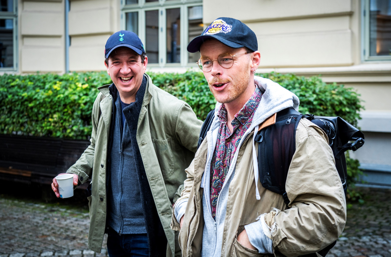 Steinar Suvatne og Jørgen Gilbrant, forfatterne av Partiet. FOTO: OLE BERG-RUSTEN / NTB
