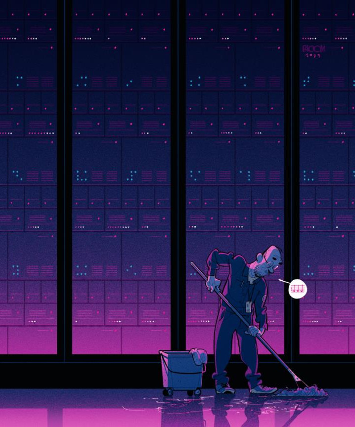 Illustrasjon av Christian Bloom.