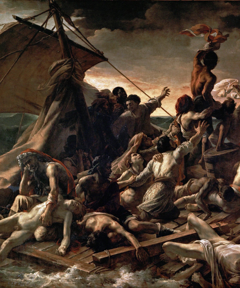Medusas flåte (1818–1819). Louvre, Paris. Bilde fra boken.