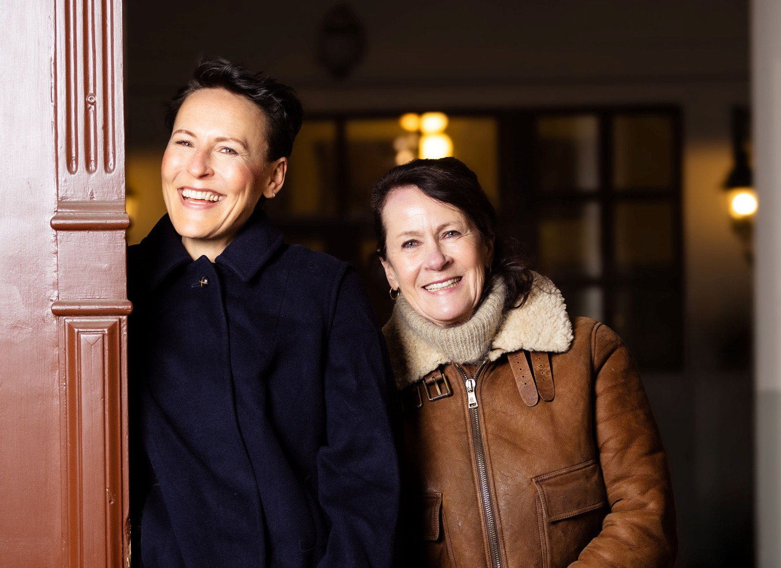 Line Norman Hjorth og Vigdis Hjorth. Foto: Lina Hindrum / Cappelen Damm