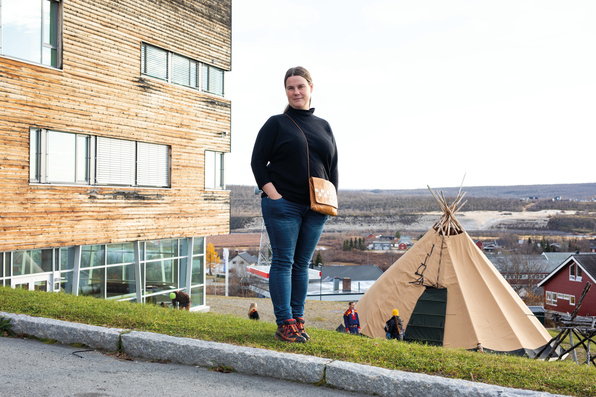 Lovisa Mienna Sjöberg ved Sámi Allaskuvla/Samisk Høgskole i Guovdageaidnu/Kautokeino