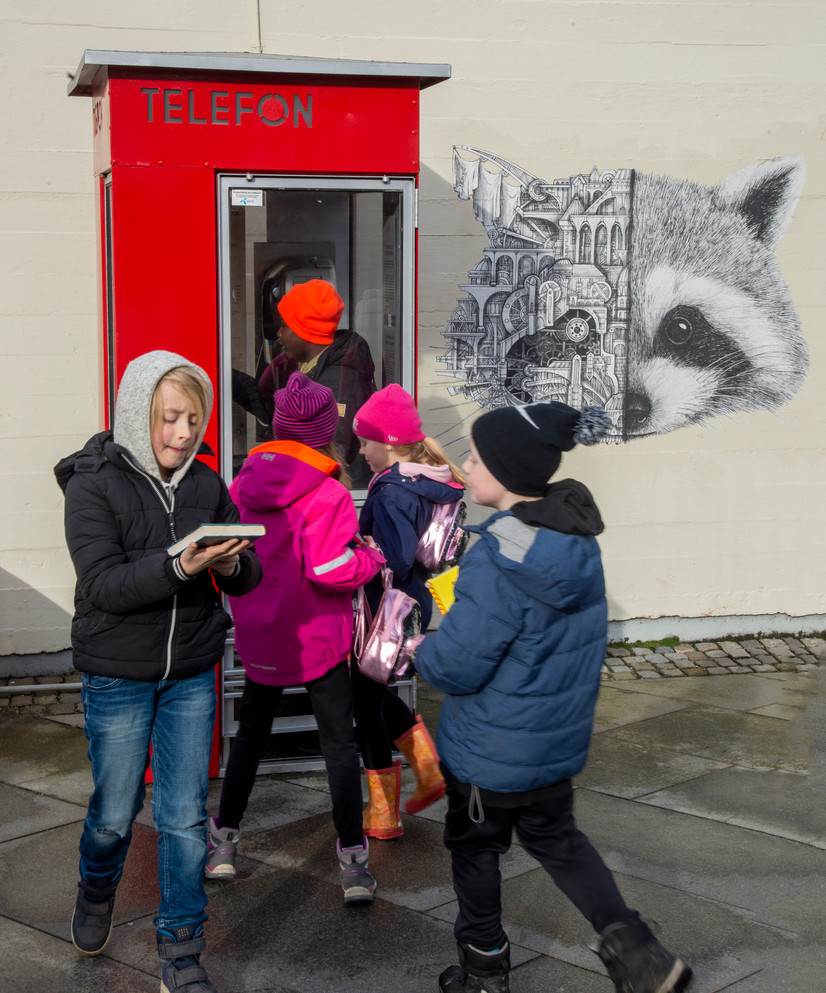 Lesekiosk i Stavanger. Foto: Vibeke Røgler / Foreningen !les