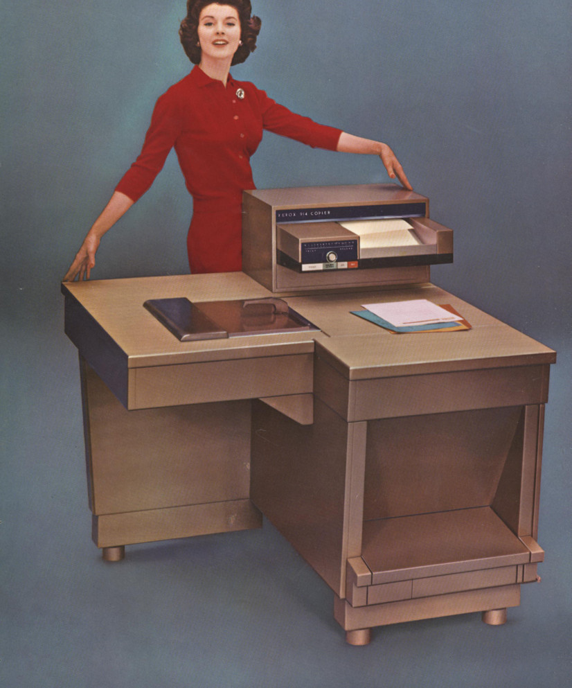 Xerox 914 kopimaskin. Kilde: Retro AdArchives / Alamy